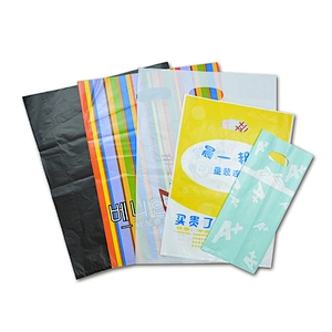 Customized wholesale PE shopping packaging bag for clothes