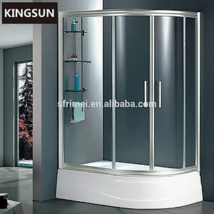 Dubai 2 sided custom fiberglass shower enclosure