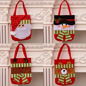 Wholesale Christmas Santa Claus Gift Bags Christmas Candy Bag Christmas Ornaments Handbags