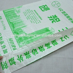 Sunshine durable laminated woven PP polypropylene 10kg custom order sand, mortar, putty, cement bags manufacturers