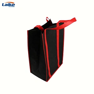 Cheap custom reusable customized blank pp non woven fabric shopping bags with handles