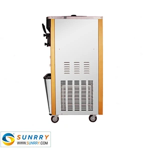 Energy saving big production ice-cream mixer machine commercial with 3 flavors