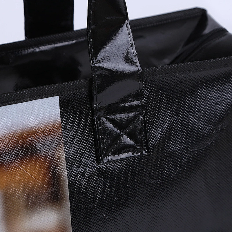 Factory wholesale cheap price bopp laminated printed plastic pp non woven tote shopping bag