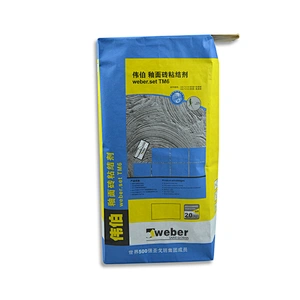 kraft paper valve bag packing cement, glue, mortar 25kg