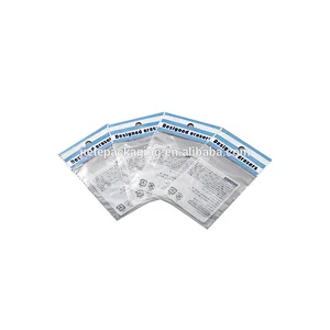 Supply professional custom clear pe plastic bag with adhesive tape