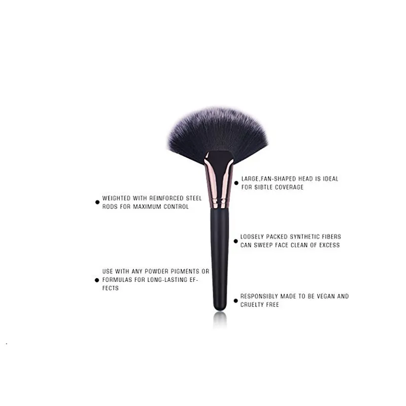 Fan Brush For Highlighter Powder Brush Foundation
