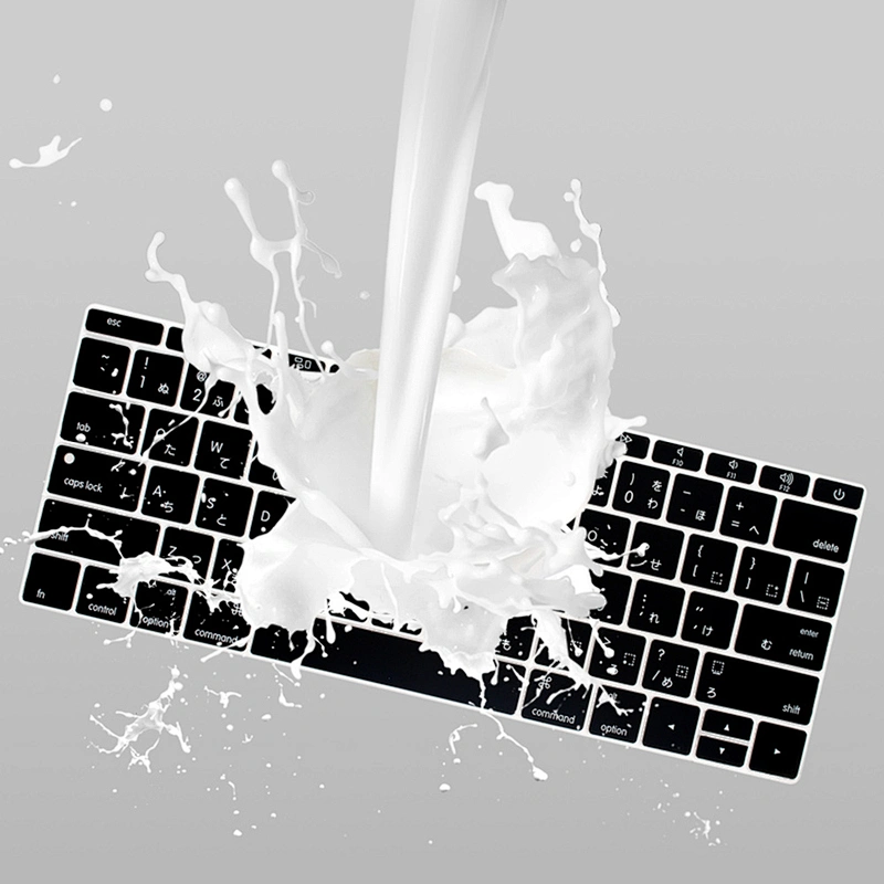 English version Keyboard Cover Silicone Skin for macbook 12 and For Mac NEW Pro 13 (No Touch Bar) ,Japanese Keyboard Protecter