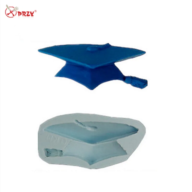 Bachelor cap mold chocolate silicone molds fondant Cake decoration Mold graduation hat aroma stone moulds
