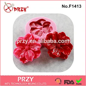 F1413 PRZY Fondant Cake Decorating Tools Big and Bold Silicone Cake Mold