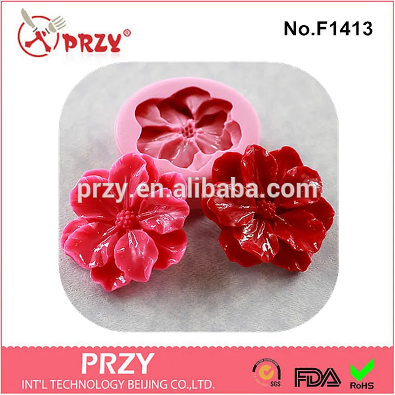 F1413 PRZY Fondant Cake Decorating Tools Big and Bold Silicone Cake Mold