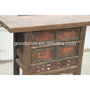 Reproduction antique chinese furniture/Side carving table