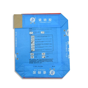 Industrial use block-bottom kraft paper valve bags 25kg