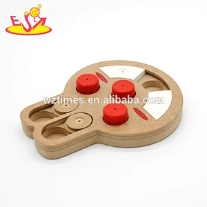 Wholesale most popular rabbit shaped wooden cat interactive toy for pets W06F063