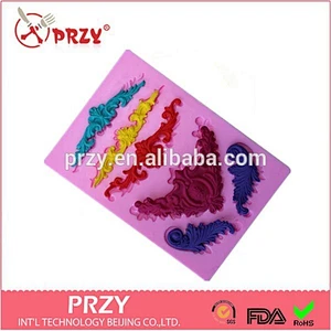 fondant embossing silicone lace molds