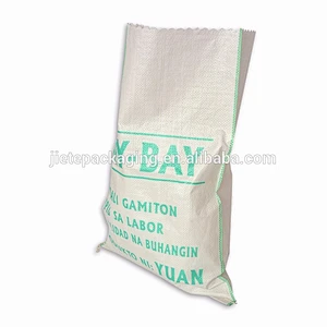 Factory sale cheap durable plastic white pp woven construction and flood control sand packaging bag dimension 10kg 25kg