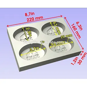 Factory directly OEM custom silicone soap molds