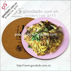 Hot sell MDF table mat with flock dusted paper