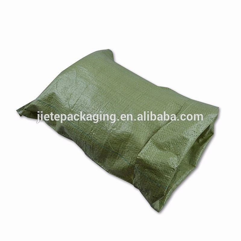 Green color packing and shipping, construction waste, express packaging pp woven bag