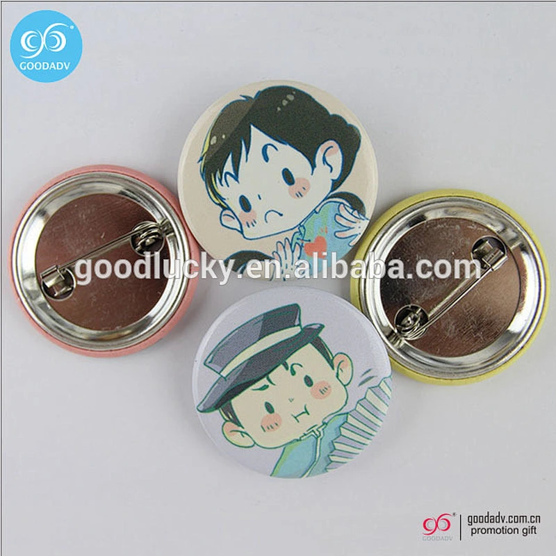 2017 hot sell advertising promotional pin button badge