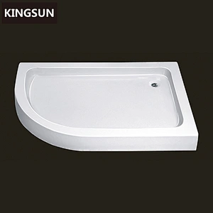 K-5509 American White Color Cheap Acrylic Standard Shower Tray For Shower Enclosure