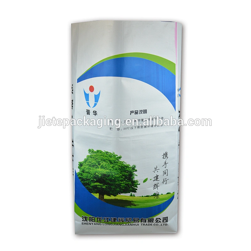 Block bottom gravure printing pp woven cement packaging bag for packing mortar,wall putty,lime paste, clay