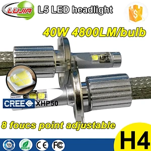 Factory direct supply led headlight H4 H7 H114300K 5000k 6000K 40w XHP50 h4 led in China