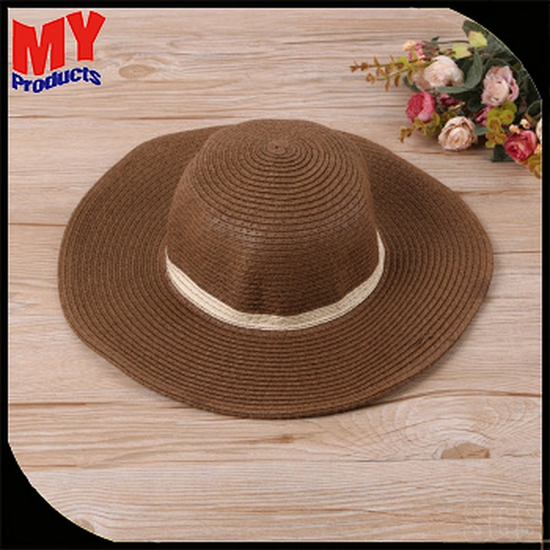 Paper straw hat pure color hot selling for promotion hat