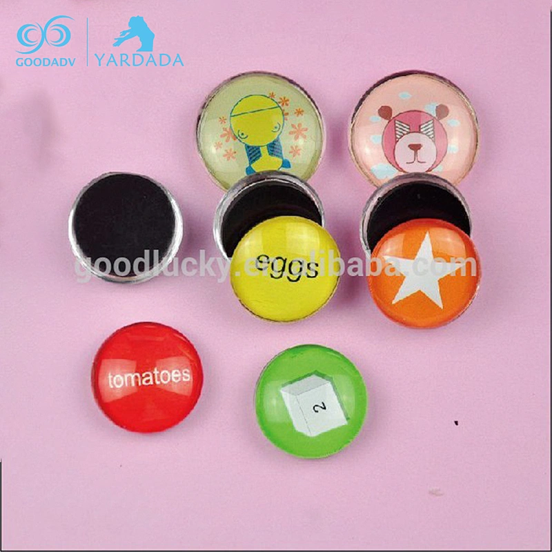 2018 New products made in China crystal dome fridge magnet glass marbles for magnets
