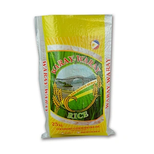 25kg bopp laminated transparent plastic pp woven rice bag wholesale