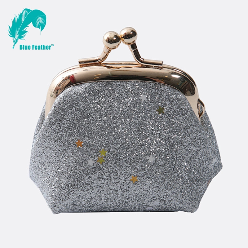 Glitter small jewellery storage coin purse fashion style
