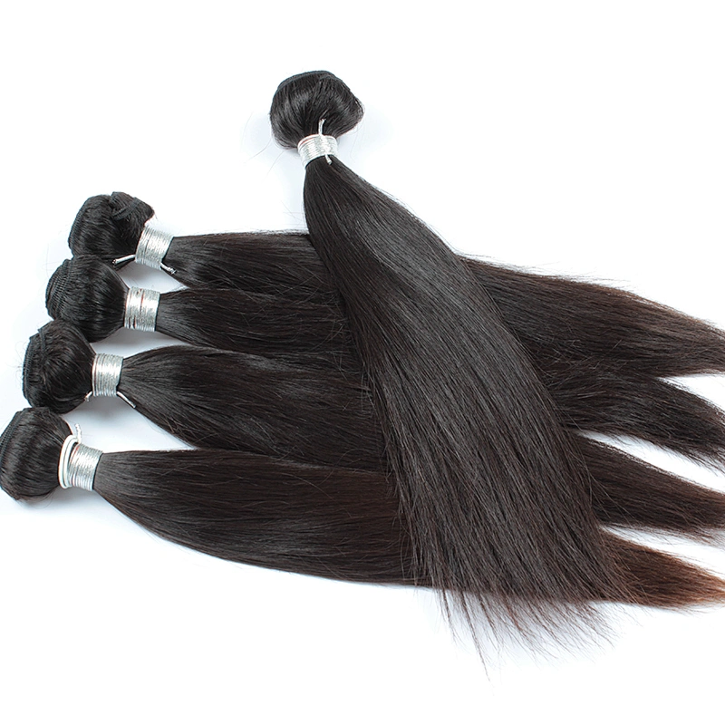 Straight Virgin Raw Peruvian Human Hair Weaving