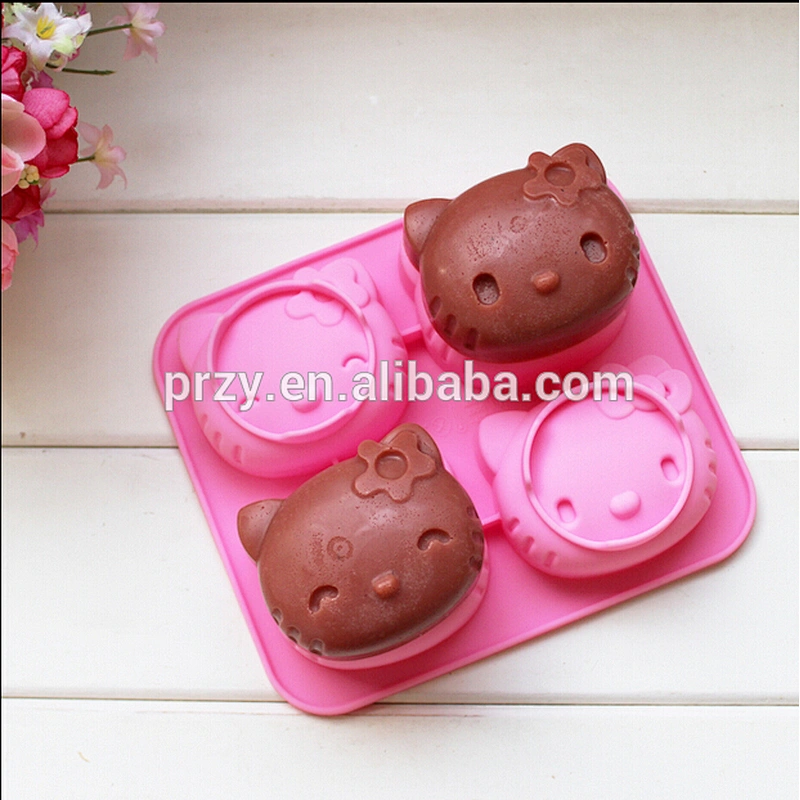 PRZY PR313 kitty cat silicone mold for cake