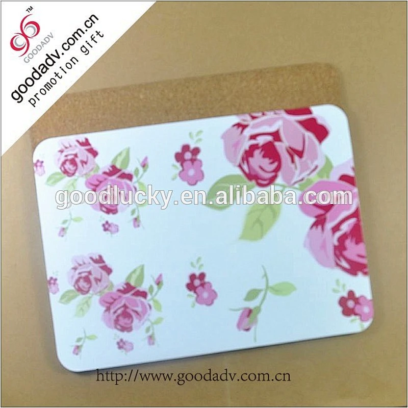 Fashion design good promotion gift cork backed placemats