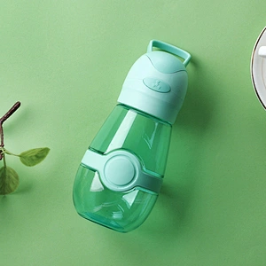 China Supplier in-stock Product Eco-friendly Material Plastic Water Cup Creative Water Bottle with Electric Fan