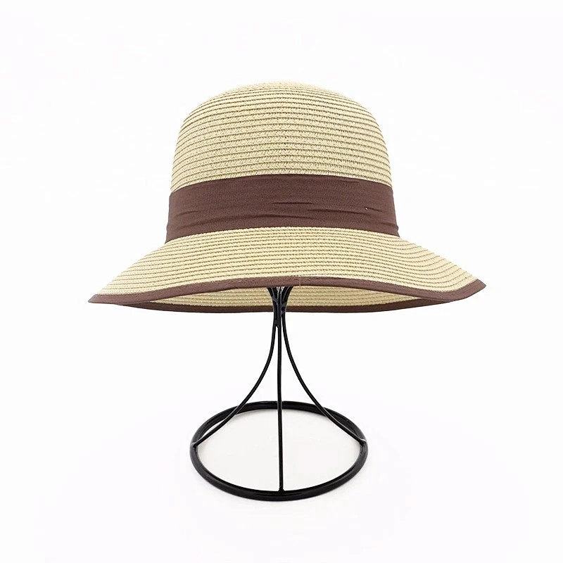 Wholesale Summer Beach Hat Foldable Women Sun Straw Hats