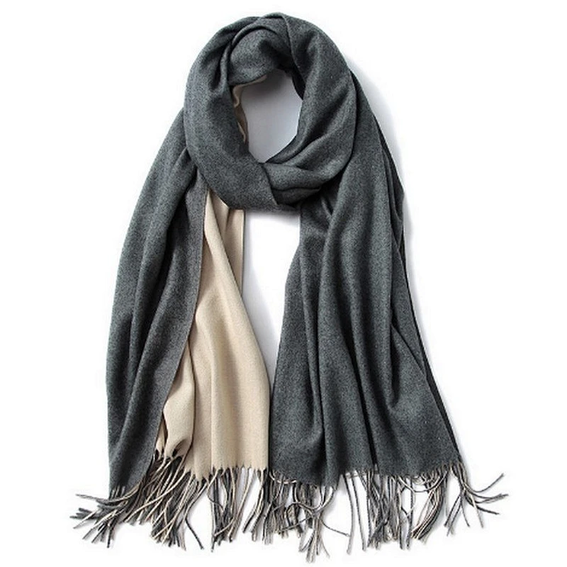 Newest cashmere fashionable women wholesale silk wool scarf