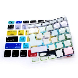 Premiere Pro CC oem hotkeys keyboard covers Spanish Language custom silicone keyboard cover For mac laptop