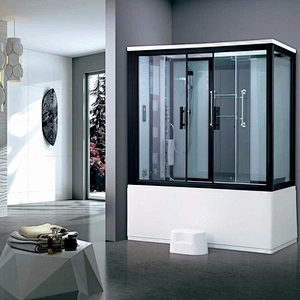 Foshan factory computerized tempered glass sauna room home steam room