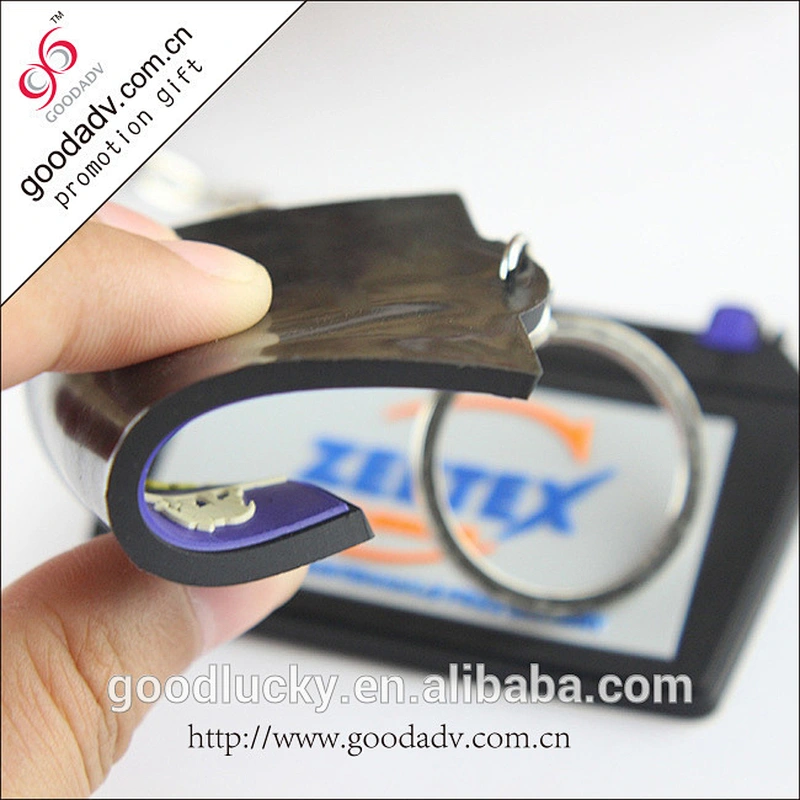 wholesale rubber keychains custom with 2/3D