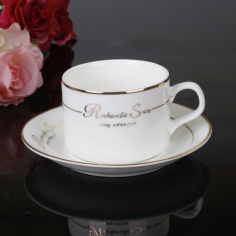 Free Sample Porcelain Coffee Mug Eco-friendly Ceramic Coffee Cup Set Gift Box Packing Door Gift for Man