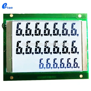 custom size segment 776 LCD screen display for fuel dispenser
