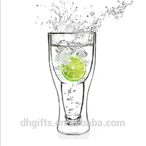 Factory Wholesale Handmade Mouth Blown 350 ML Borosilicate Wine Glass Mug Water Cup for Bar and Home