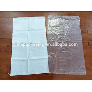Moisture proof white pp woven sugar bag with liner for chemical,cement,mortar,tile adhesive, wall putty powder