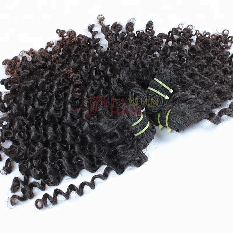 Raw Indian Curly Hair factory price Human Hair Weave Bundles