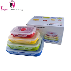 Silicone Food Packaging School Lunch Box For Kids