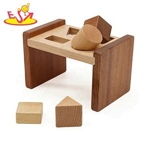 2019 New design educational wooden shape sorter for babies W13E085