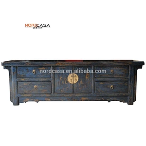 Chinese antique reproduction living room tv cabinet