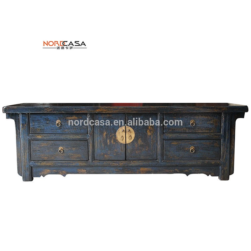Chinese antique reproduction living room tv cabinet