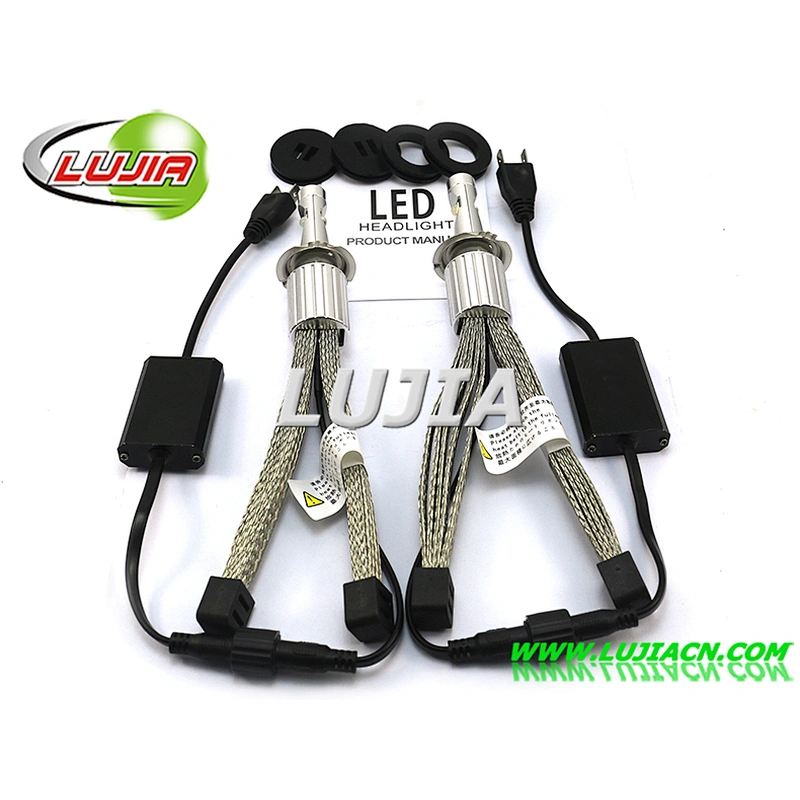 motocycle light Copper Belt Heat Dissipation XHP50 h7 car led headlight kit HB3 HB4 9005 9006 H11 H4 adjustable