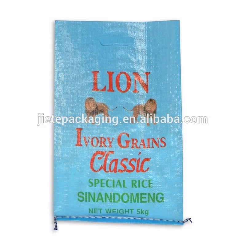Video, China high quality polypropylene foodstuff 50kg 25kg 5kg pp woven rice, coffee packing bag